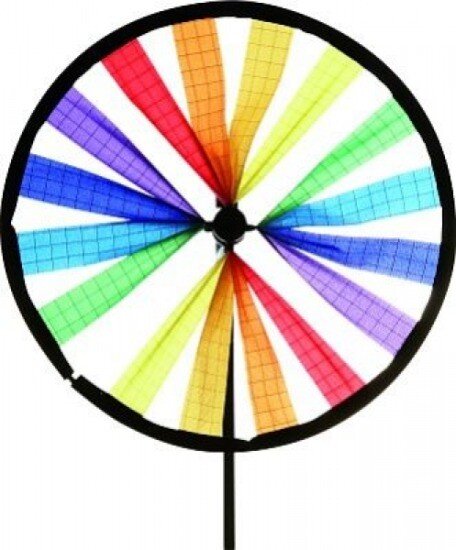 Windspiel Magic Wheel 20cm Durchmesser Windrad Regenbogen
