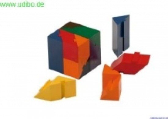 Philos Dragon Cube - Würfelpuzzle aus Holz