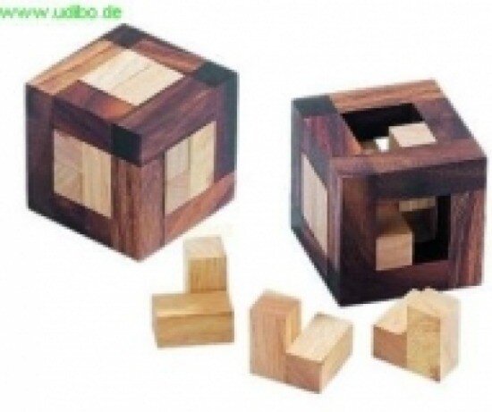 Philos Eightpack - Würfelpuzzle aus Holz