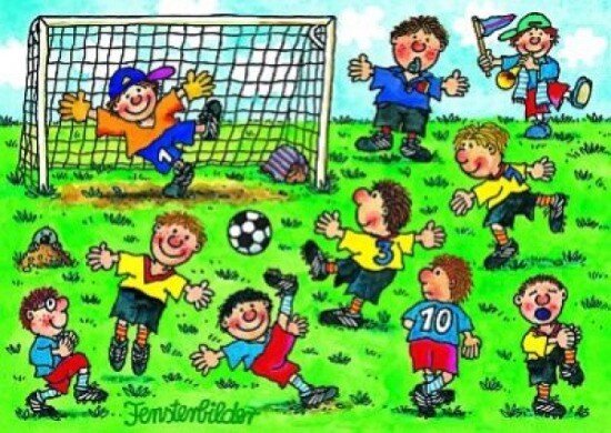 Lutz Mauder Fensterbild A4 Fußball haften auf allen glatten flächen - für Kinder