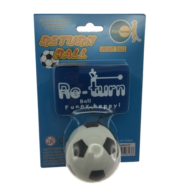 Spielzeug Fußball am Armband 6cm Returnball ab 5 Jahren
