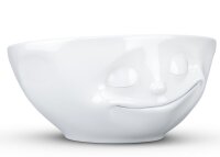 Schale mit Gesicht glücklich weiß 350ml Müslischale Tasse Porzellan