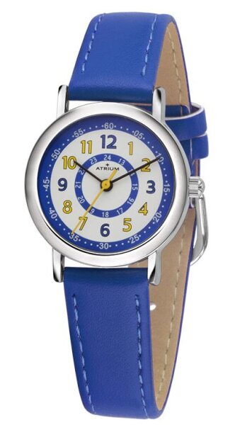 Armbanduhr Kinderuhr blau Atrium Stunden Minuten