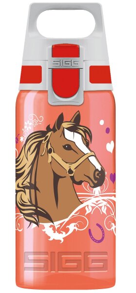 SIGG Trinkflasche Viva One 0,5l Pferd rot Kunststoff