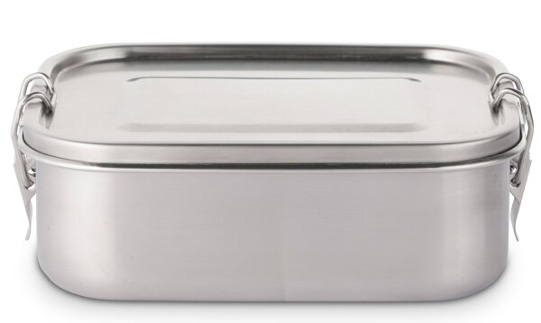 Brotdose Lunchbox Edelstahl 0,8l mit Dichtung und Trennsteg