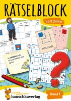 Rätselblock Band 1 ab 9J A5 Block Hauschka Verlag