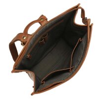 Rucksack aus Leder Indiwieduella fairtrade braun