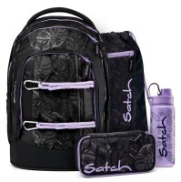 Satch Pack Schulrucksack Betty Grey Set Eco Edition 30l