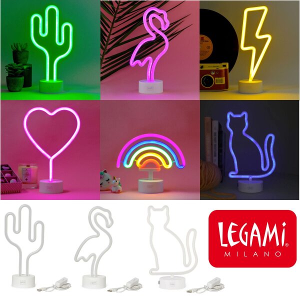 LED Dekolampe mit Neoneffekt Its a Sign von Legami