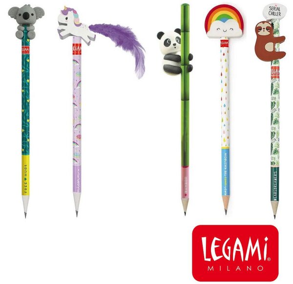 Bleistift mit Radiergummi in Tierform von Legami