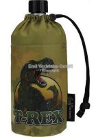 Trinkflasche Emil 0,4l Glasflasche Dinosaurier T-Rex