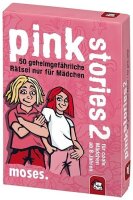 Spiel Black Stories junior pink stories 2 Rätsel für Mädchen ab 8 Jahren 50 Karten